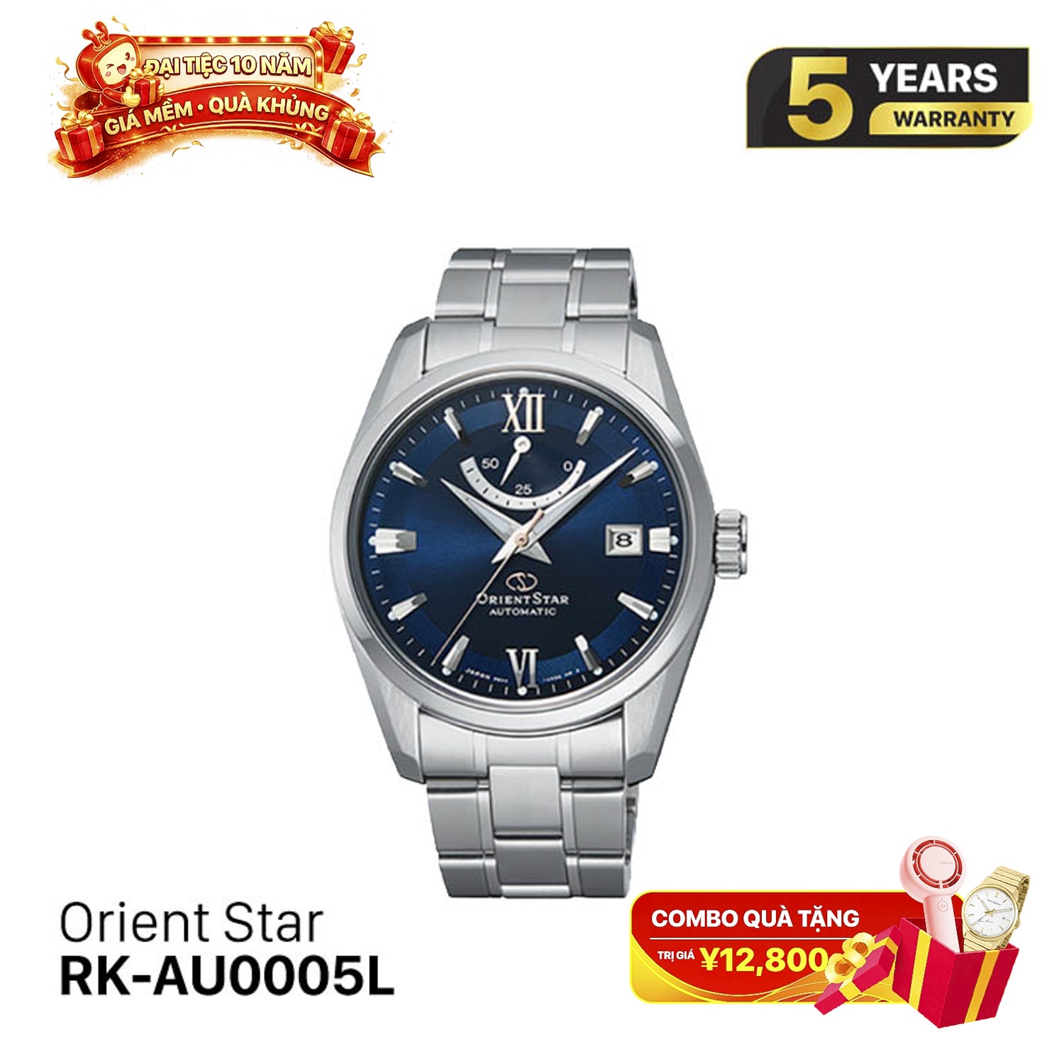 Jam Tangan Mekanik Orient Star Standard RK-AU0005L (Versi Pasar Domestik) 