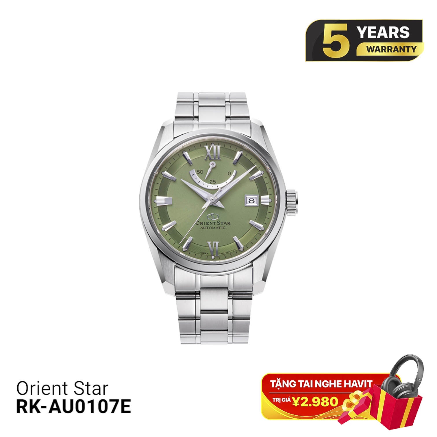 Jam Tangan Mekanik Orient Star Standard RK-AU0107E (Versi Pasar Domestik) 