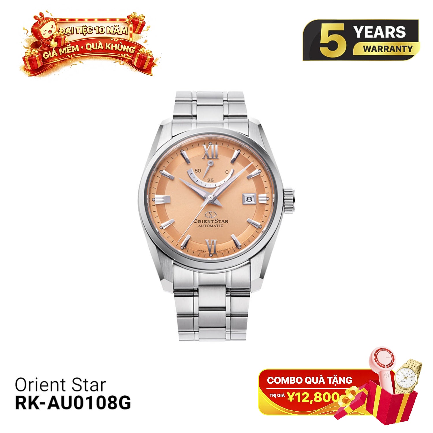 Jam Tangan Mekanik Orient Star Standard RK-AU0108G (Versi Pasar Domestik) 