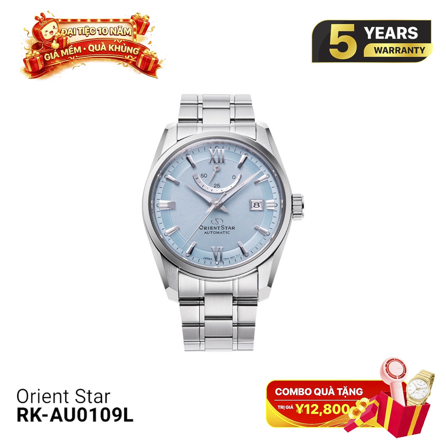 Jam Tangan Mekanik Orient Star Standard RK-AU0109L (Versi Pasar Domestik) 