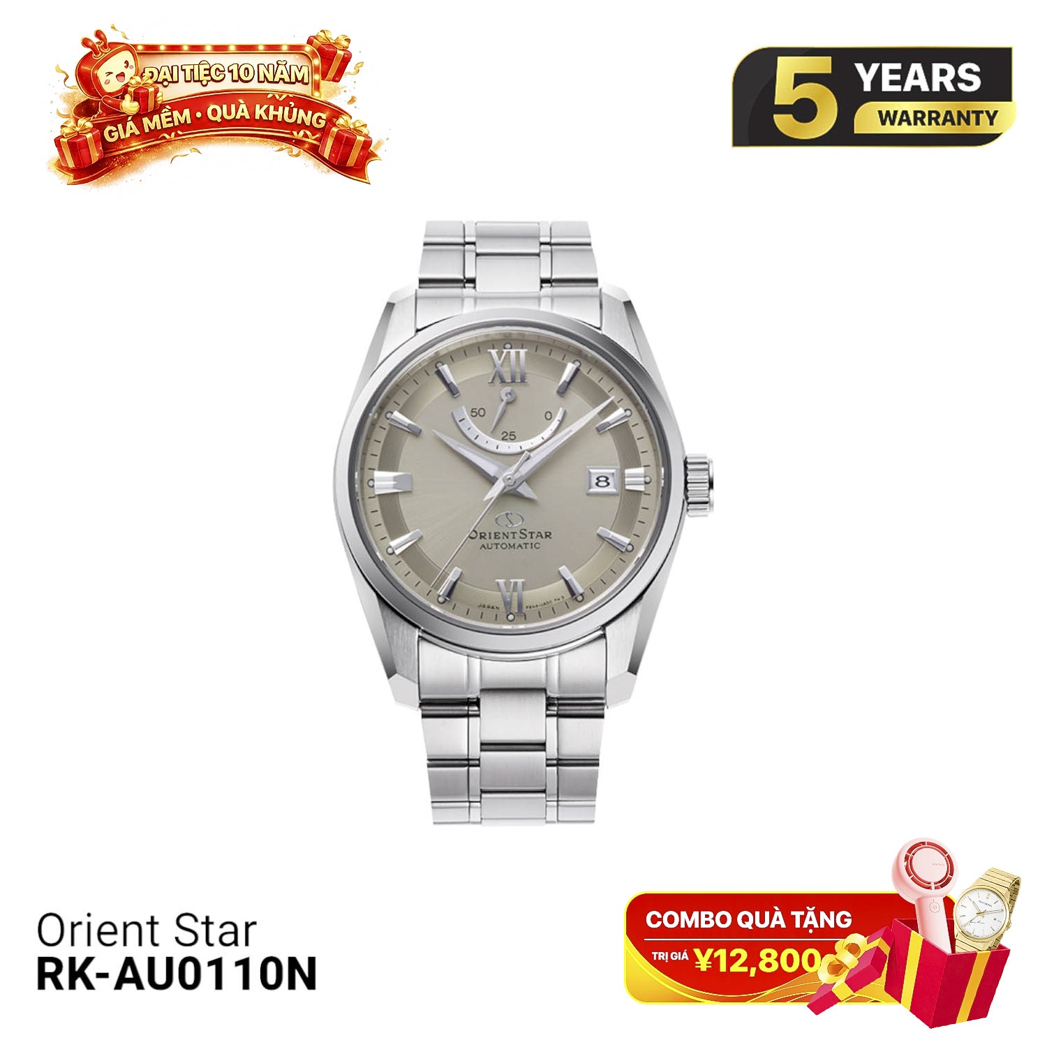 Jam Tangan Mekanik Orient Star Standard RK-AU0110N (Versi Pasar Domestik) 