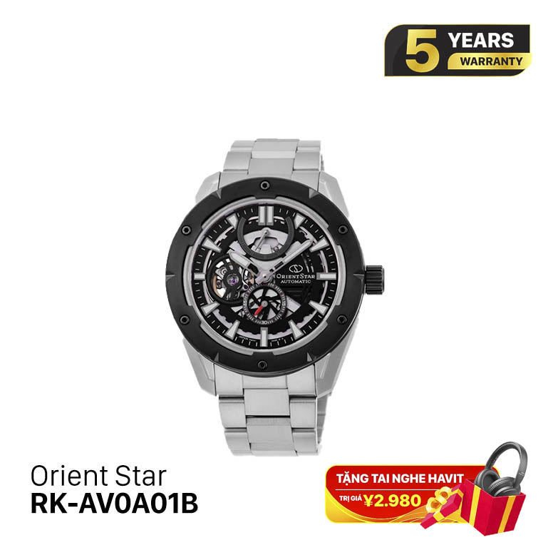 Jam Tangan Mekanik Orient Star Avant-Garde Skeleton RK-AV0A01B (Versi Pasar Domestik) 