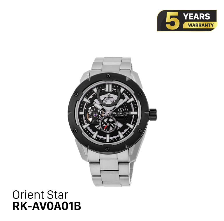 Jam Tangan Mekanik Orient Star Avant-Garde Skeleton RK-AV0A01B (Versi Pasar Domestik) 