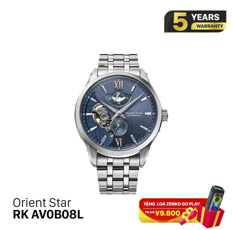 Jam Tangan Mekanik Skeleton Berlapis Orient Star RK-AV0B08L (Versi Pasar Domestik) 