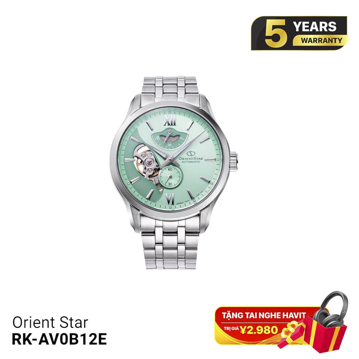 Jam Tangan Mekanik Orient Star Layered Skeleton RK-AV0B12E - Edisi Terbatas (400 buah) 