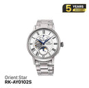 Orient Star Mechanical Moon Phase RK-AY0102S (Versi Pasar Domestik) - Menerima Pesanan 