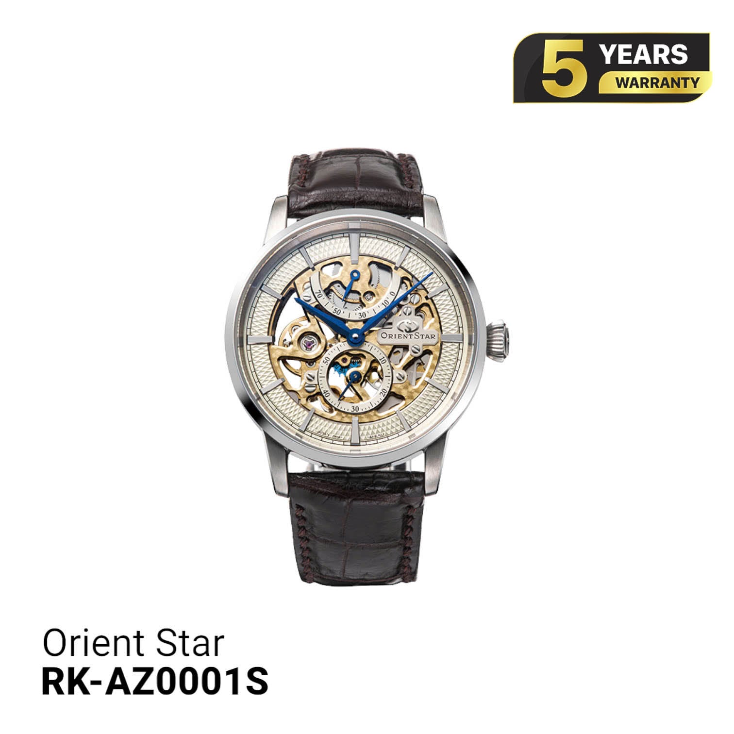 Jam Tangan Mekanik Orient Star F8 Skeleton Penggerak Manual RK-AZ0001S - (Versi Pasar Domestik) - Menerima Pesanan 