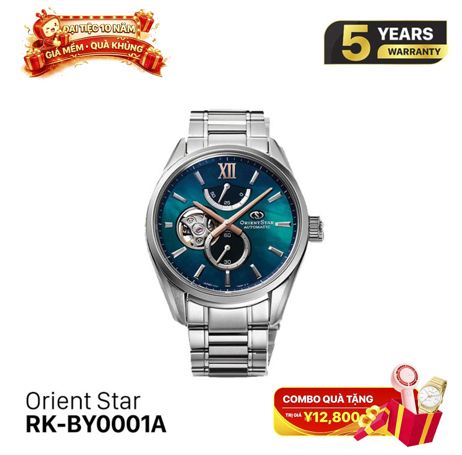 Jam Tangan Mekanik Orient Star Semi Skeleton RK-BY0001A (Versi Pasar Domestik) 