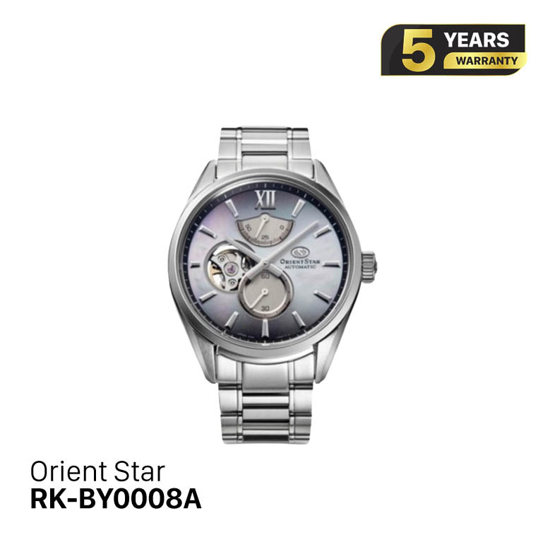 Jam Tangan Mekanik Orient Star Semi Skeleton M34 F7 Edisi Terbatas RK-BY0008A (Versi Pasar Domestik) 