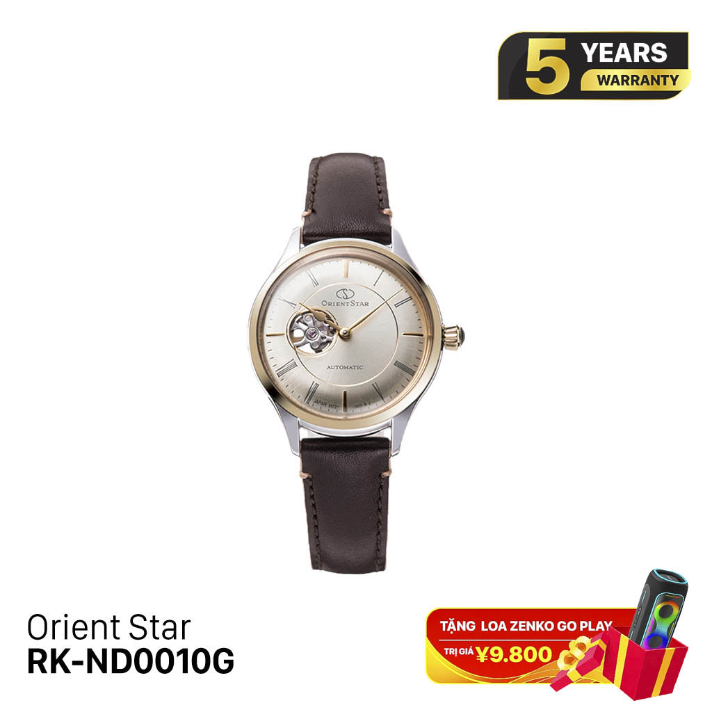 Jam Tangan Mekanik Wanita Orient Star Semi-Skeleton RK-ND0010G (Versi Pasar Domestik) 