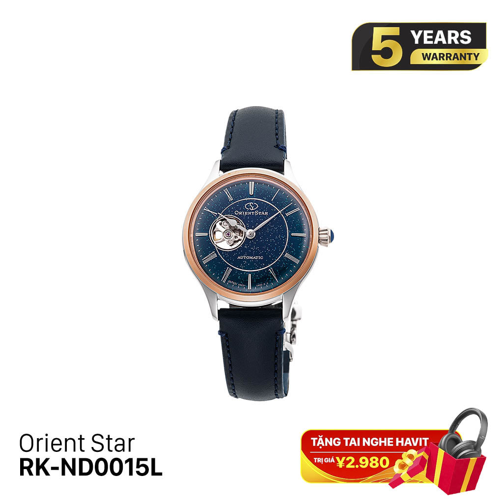 Jam Tangan Mekanik Wanita Orient Star Classic Semi-Skeleton RK-ND0015L (Versi Pasar Domestik) 