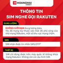 eSIM Rakuten dengan panggilan dan data tak terbatas, harga 3.300¥. 