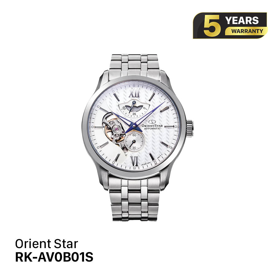 Jam Tangan Mekanik Skeleton Berlapis Orient Star RK-AV0B01S (Versi Pasar Domestik) 