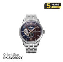 Jam Tangan Mekanik Skeleton Berlapis Orient Star RK-AV0B02Y (Versi Pasar Domestik) 