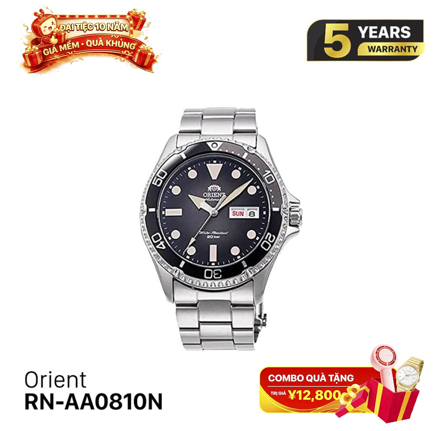 Jam Tangan Mekanik Orient Mako RN-AA0810N - Menerima Pesanan 