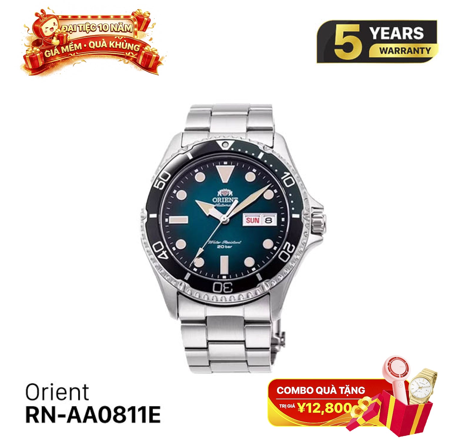 Jam Tangan Mekanik Orient Mako RN-AA0811E - Menerima Pesanan 