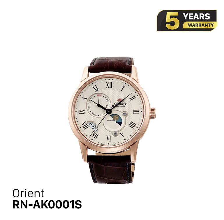 Jam Tangan Mekanik Orient Sun Moon Gen 3 RN-AK0001S 