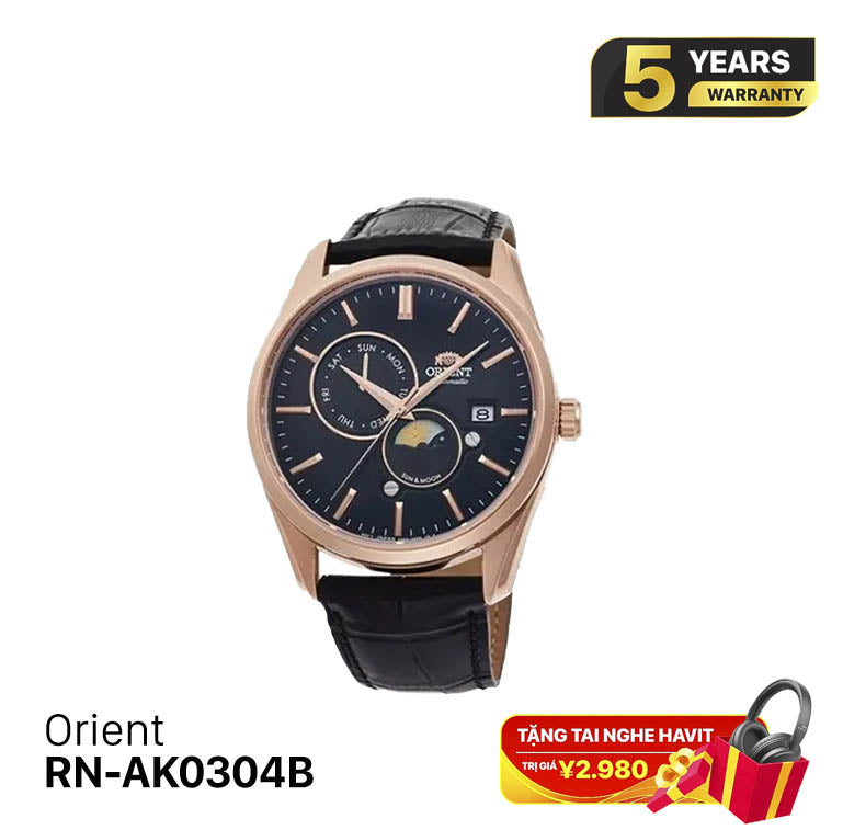 Jam Tangan Mekanik Orient Sun Moon Gen 5 RN-AK0304B 