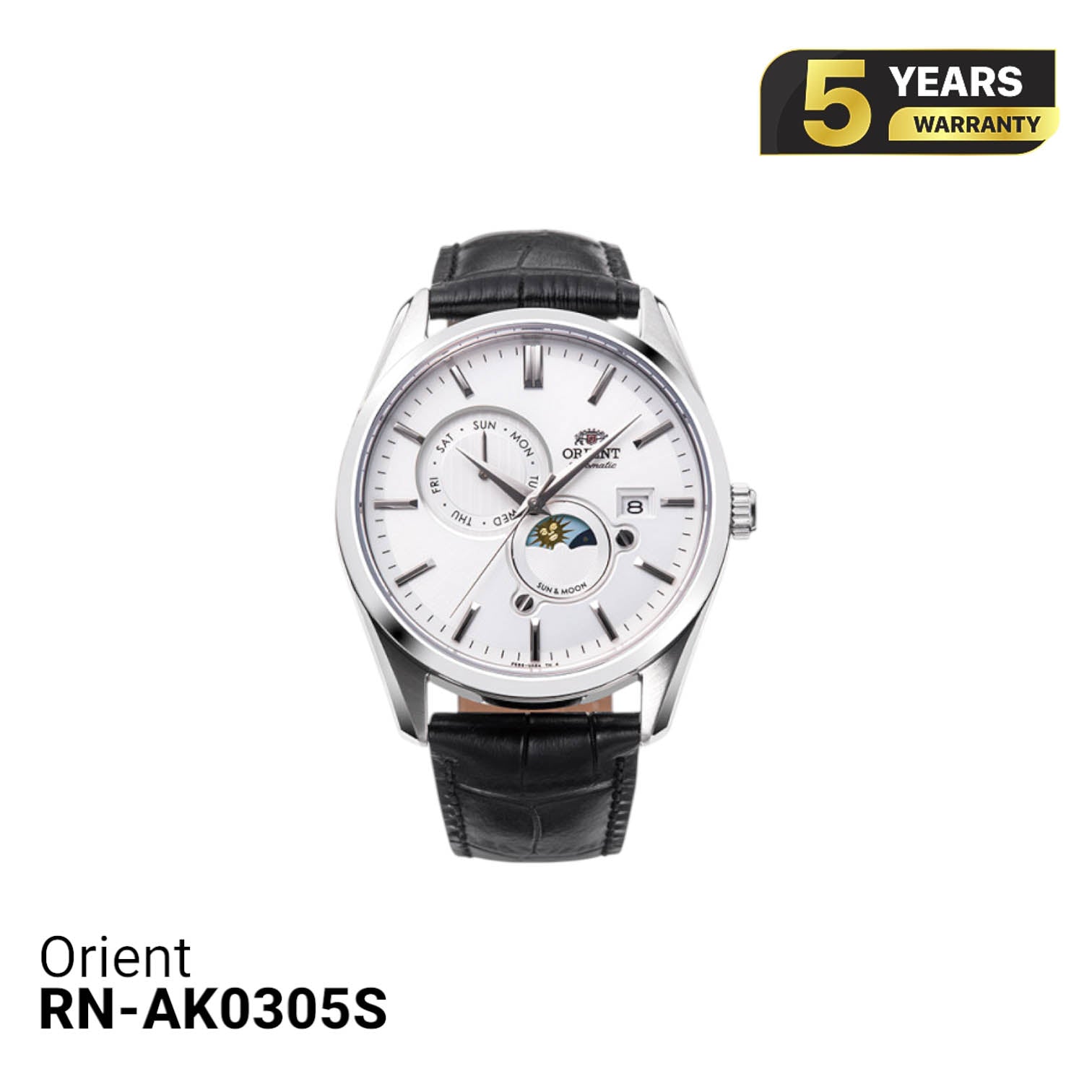 Jam Tangan Mekanik Orient Sun Moon Gen 5 RN-AK0305S 