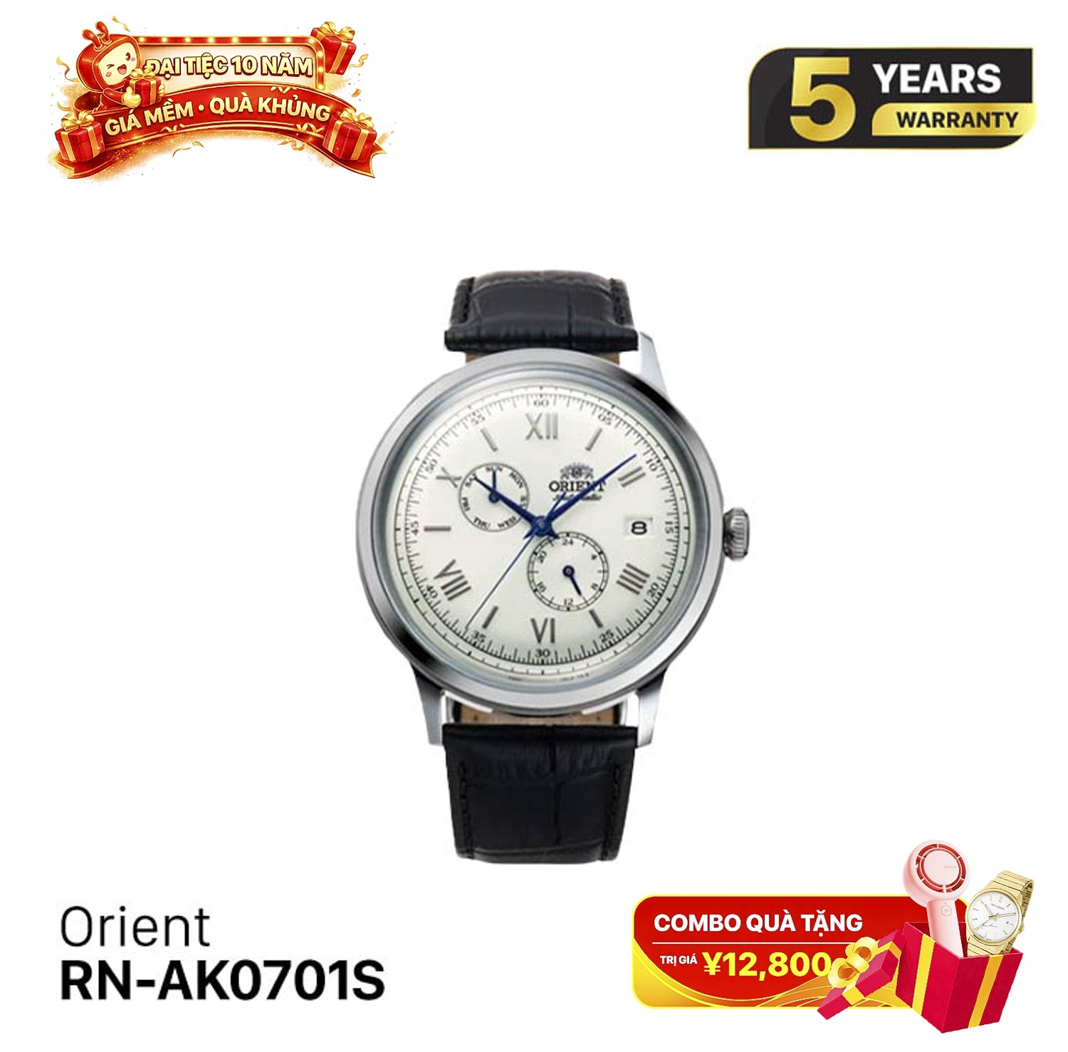 Jam Tangan Mekanik Orient Bambino RN-AK0701S 