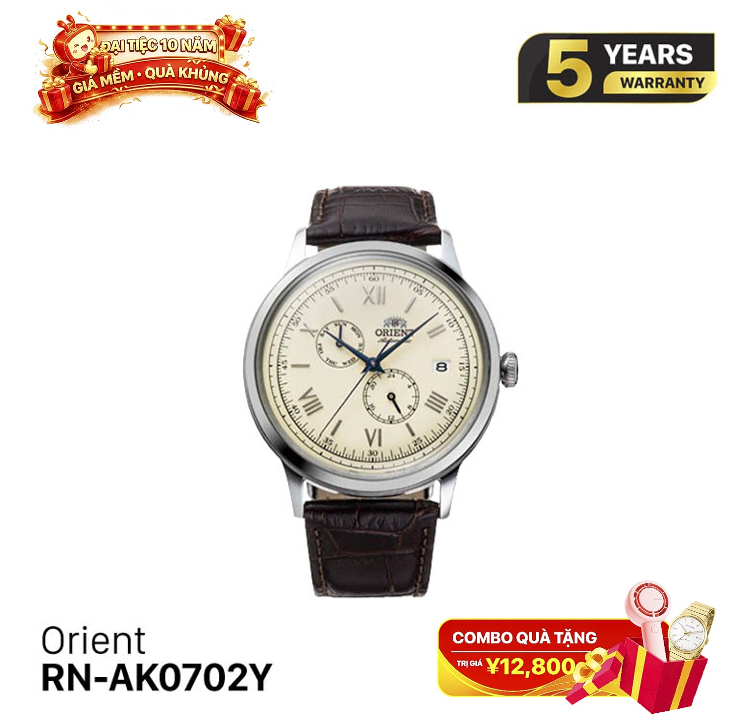 Jam Tangan Mekanik Orient Bambino RN-AK0702Y 