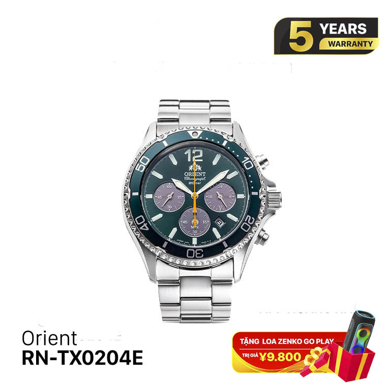 Jam tangan bertenaga surya Orient Mako RN-TX0204E 