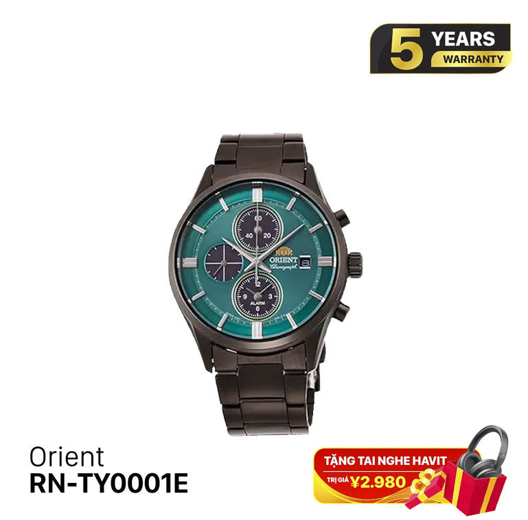 Jam Tangan Orient Chronograph RN-TY0001E Bertenaga Surya 