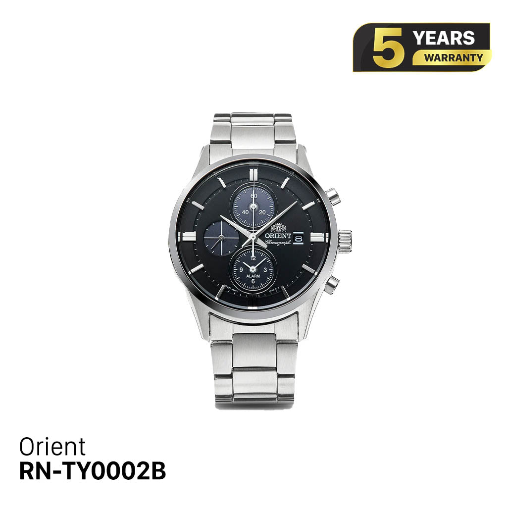 Jam Tangan Orient Chronograph RN-TY0002B Bertenaga Surya - Menerima Pesanan 