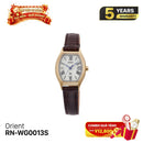 Jam Tangan Wanita Bertenaga Surya Orient iO Natural & Plain RN-WG0013S 