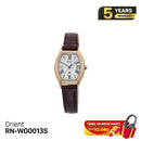 Jam Tangan Wanita Bertenaga Surya Orient iO Natural & Plain RN-WG0013S 