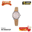 Jam Tangan Wanita Bertenaga Surya Orient iO Natural & Plain RN-WG0412P 