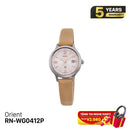 Jam Tangan Wanita Bertenaga Surya Orient iO Natural & Plain RN-WG0412P 