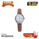 Jam Tangan Wanita Bertenaga Surya Orient iO Natural & Plain RN-WG0413S 