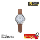 Jam Tangan Wanita Bertenaga Surya Orient iO Natural & Plain RN-WG0413S 