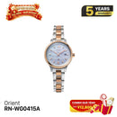 Jam Tangan Wanita Bertenaga Surya Orient iO Natural & Plain RN-WG0415A - Menerima Pesanan 
