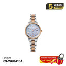 Jam Tangan Wanita Bertenaga Surya Orient iO Natural & Plain RN-WG0415A - Menerima Pesanan 