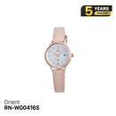 Jam Tangan Wanita Bertenaga Surya Orient iO Natural & Plain RN-WG0416S 