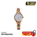 Jam Tangan Wanita Bertenaga Surya Orient iO Natural & Plain RN-WG0419S - Menerima Pesanan 