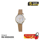 Jam Tangan Wanita Bertenaga Surya Orient iO Natural & Plain RN-WG0420S 