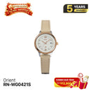 Jam Tangan Wanita Bertenaga Surya Orient iO Natural & Plain RN-WG0421S 