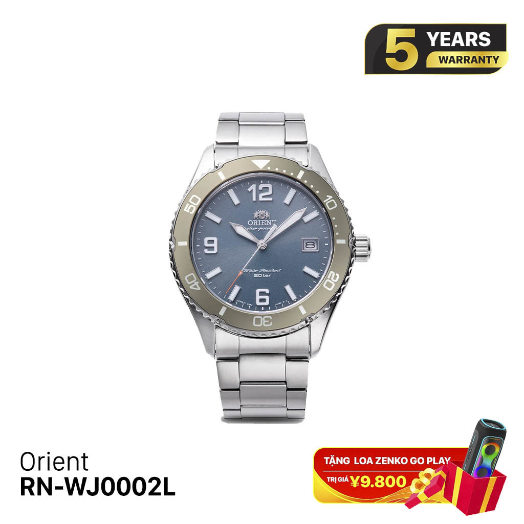 Jam Tangan Bertenaga Surya Orient Mako 40 RN-WJ0002L - Menerima Pesanan 