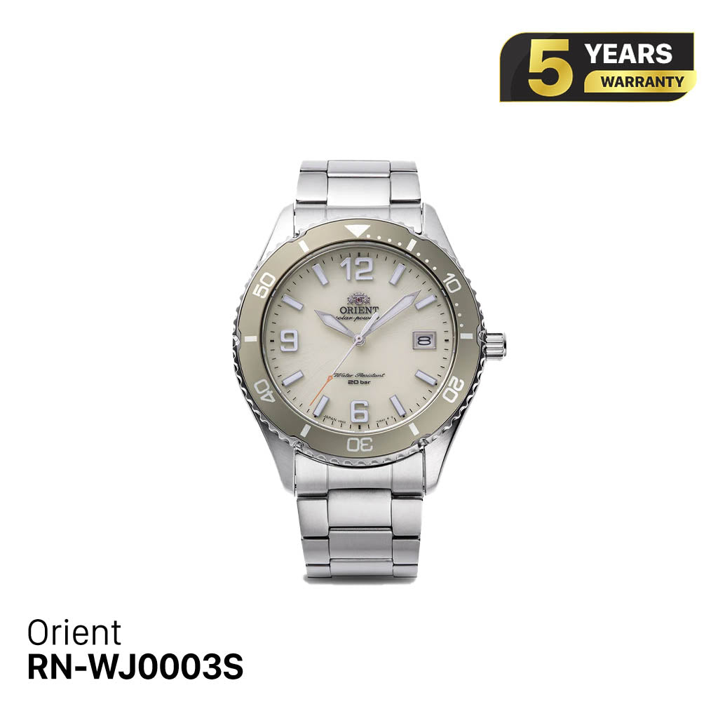 Jam Tangan Bertenaga Surya Orient Mako 40 RN-WJ0003S - Menerima Pesanan 