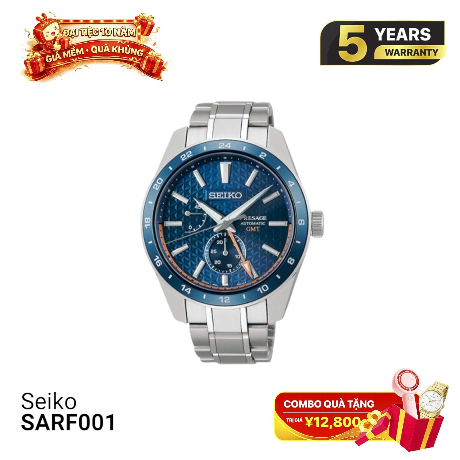 Jam Tangan Mekanik Seiko Presage Sharp Edged Series SARF001 - Menerima Pesanan 