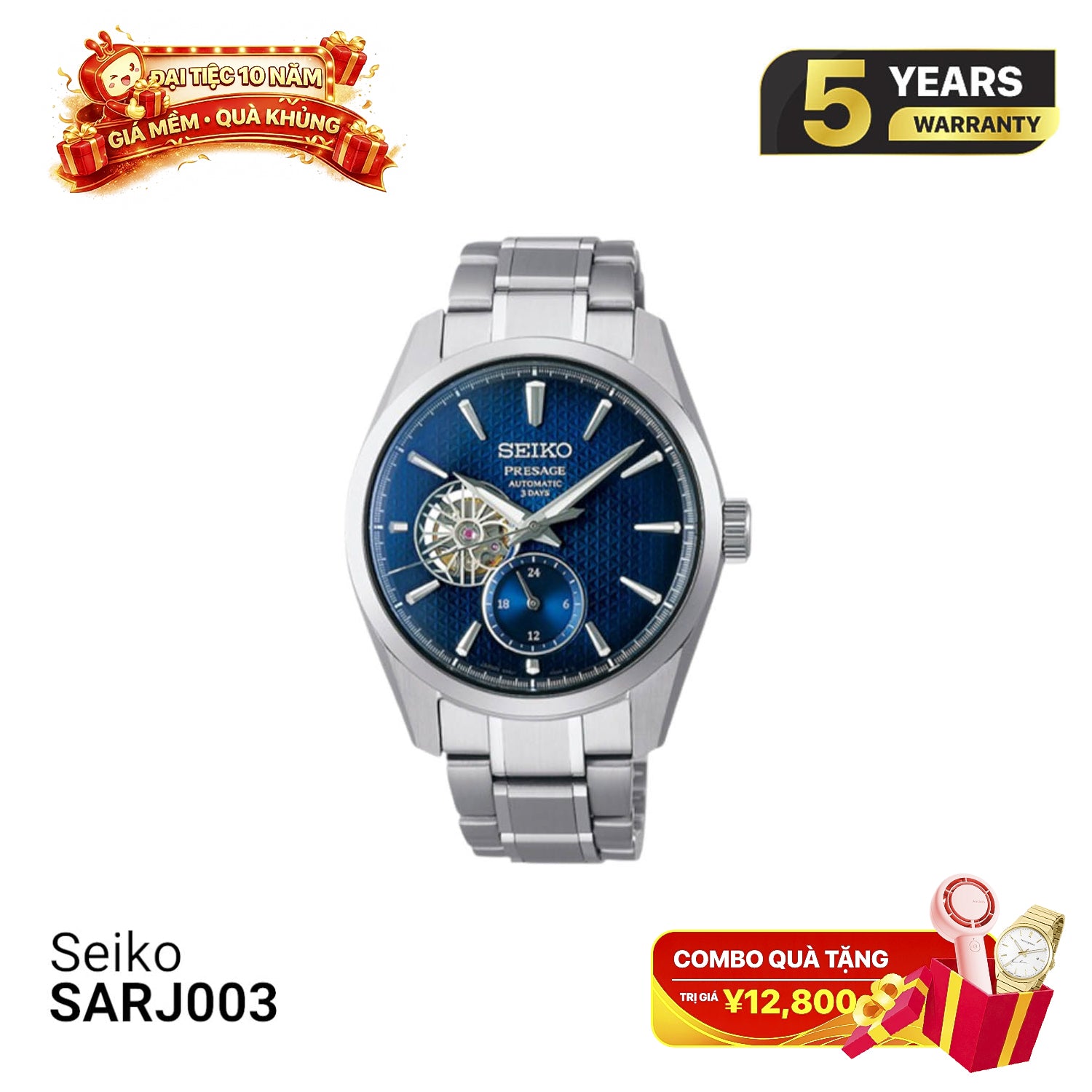 Jam Tangan Mekanik Seiko Presage Sharp Edged Series SARJ003 - Menerima Pesanan 
