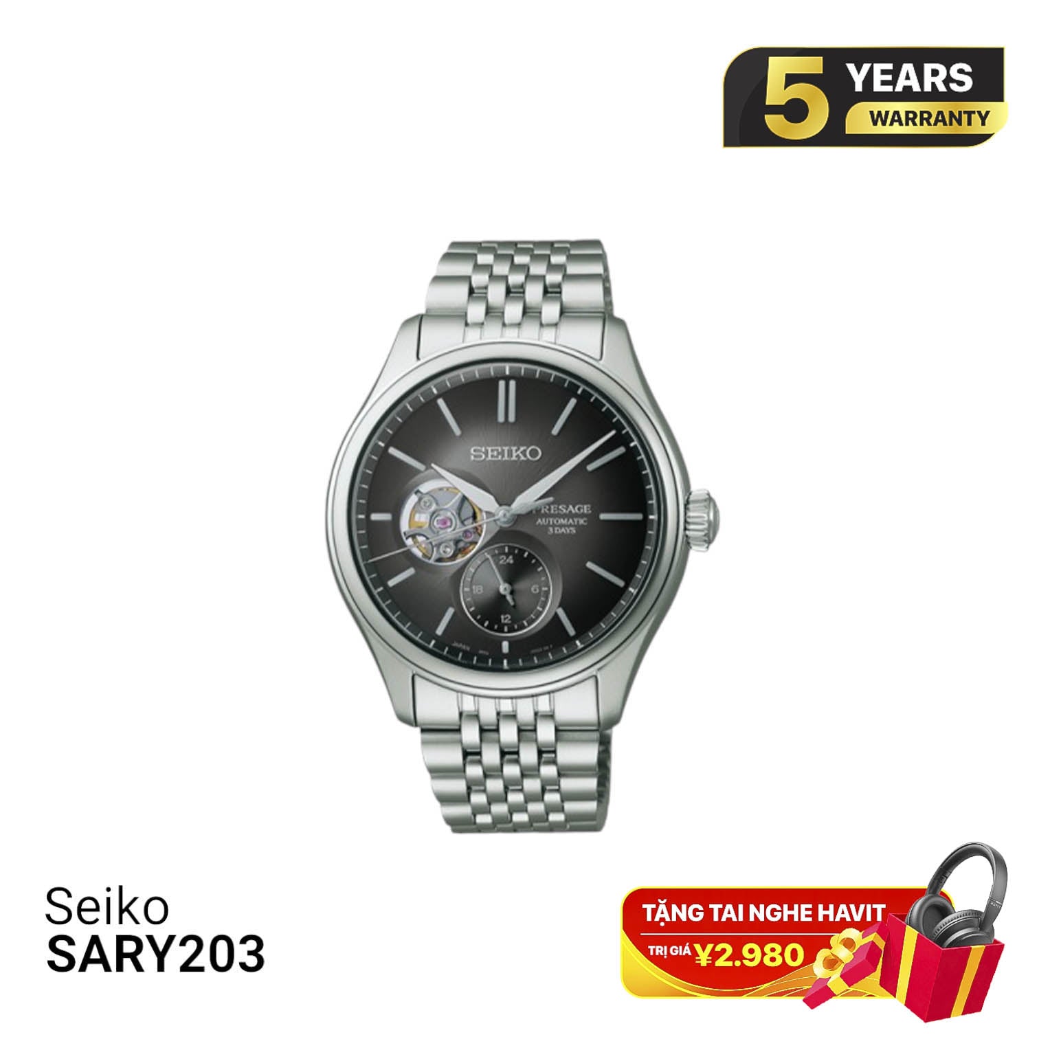 Jam Tangan Mekanik Seiko Presage Classic Series SARJ009 - Menerima Pesanan 