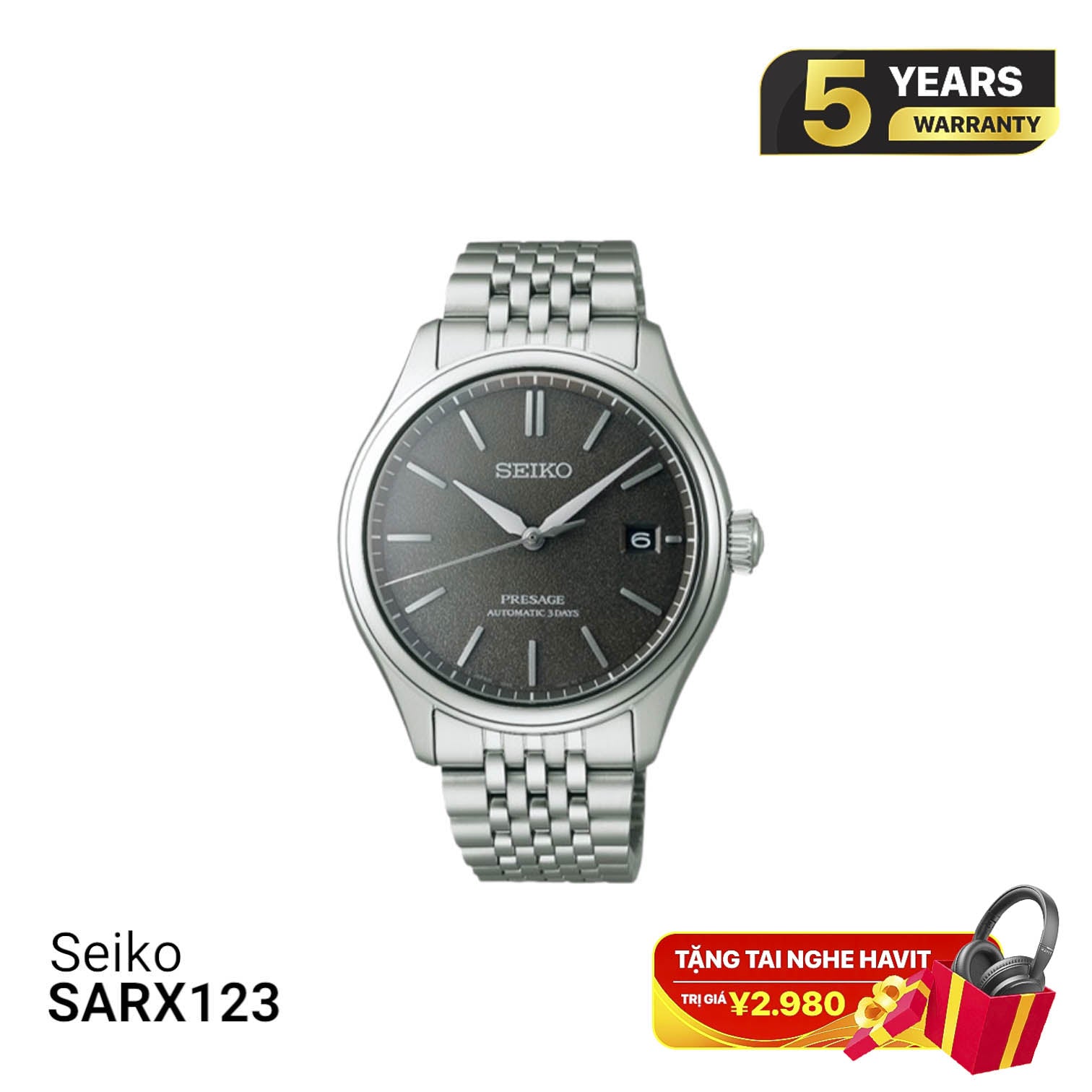 Jam Tangan Mekanik Seiko Presage Classic Series SARX123 - Menerima Pesanan 
