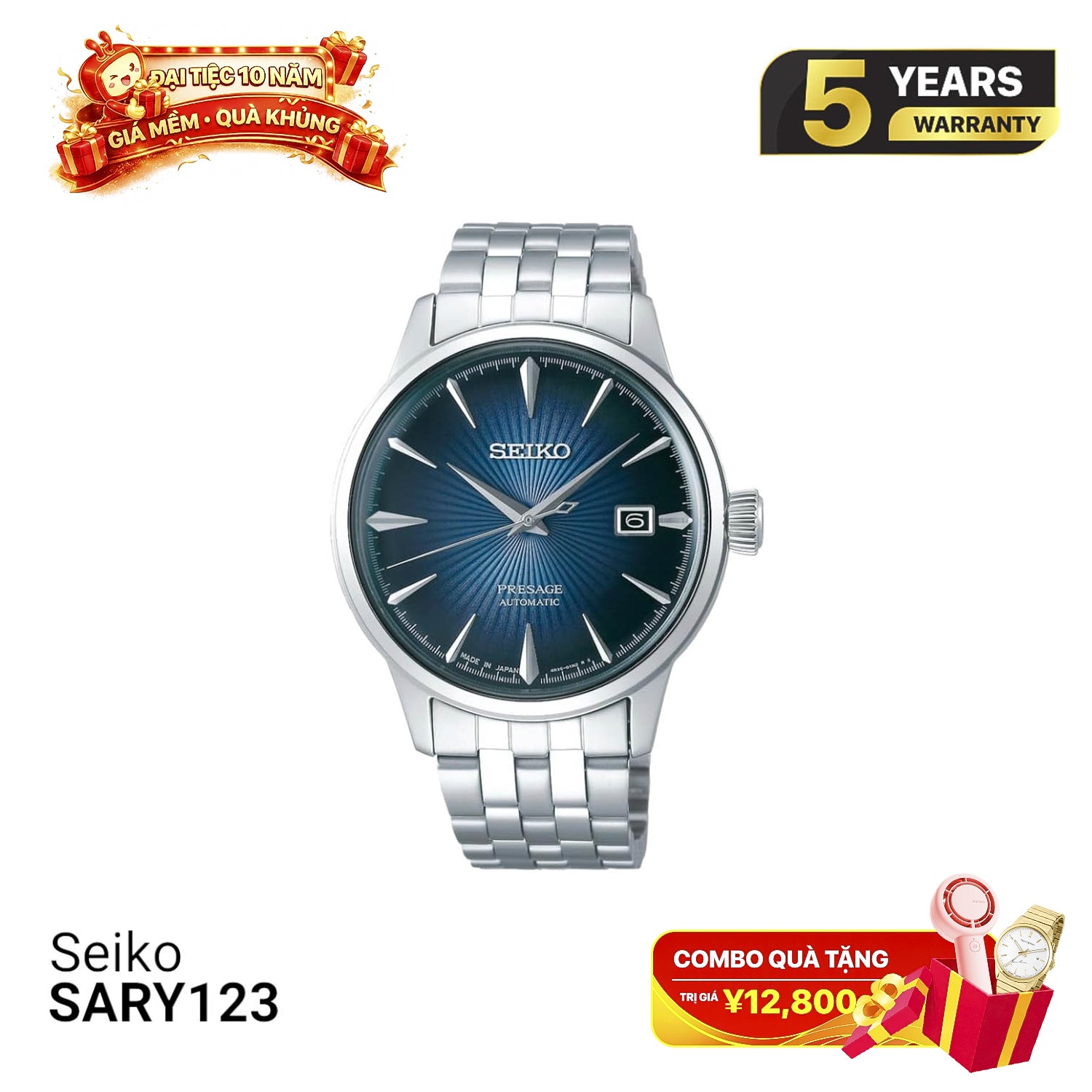 Jam Tangan Mekanik Seiko Presage Cocktail Time SARY123 - Menerima Pesanan 