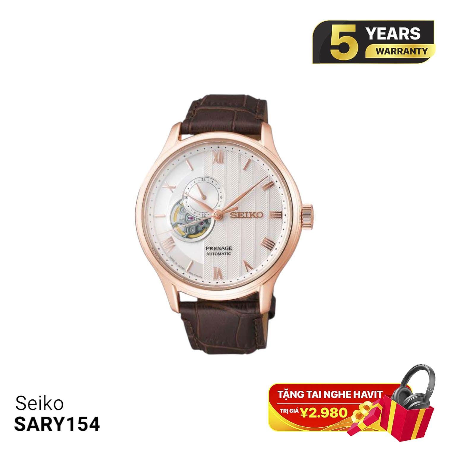 Jam Tangan Mekanik Seiko Presage Japanese Garden SARY154 