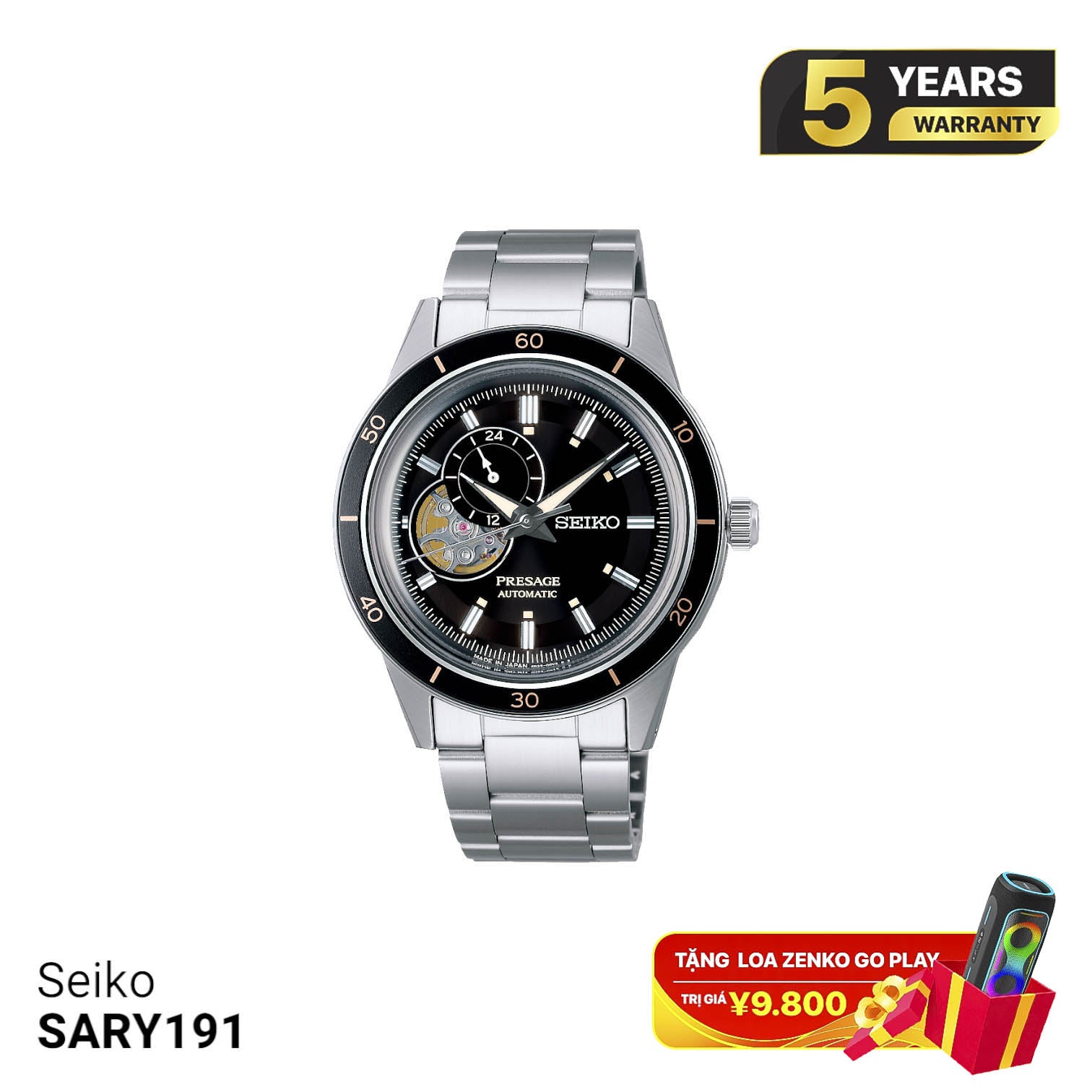 Jam Tangan Mekanik Seiko Pressage Style 60-an SARY191 - Menerima Pesanan 