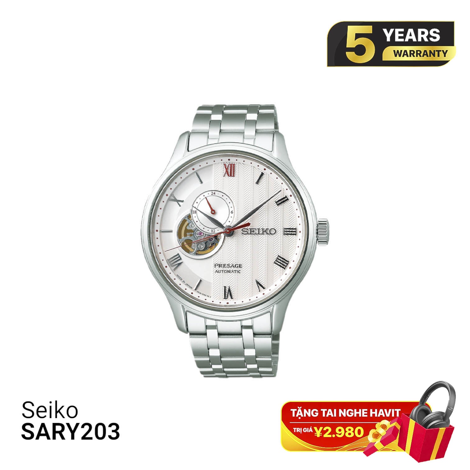 Jam Tangan Mekanik Seiko Presage Japanese Garden SARY203 